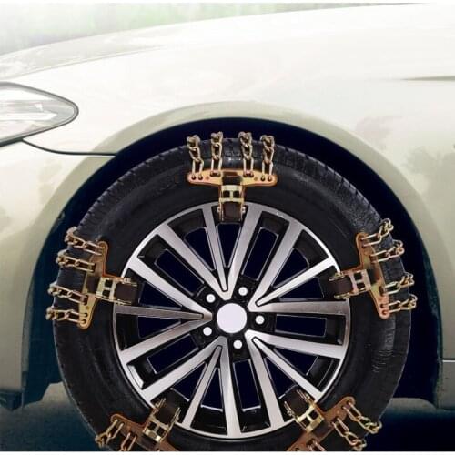 8 items Iron chain snow chain car snow tire truck SUV winter snow chain emergency escape snow chain