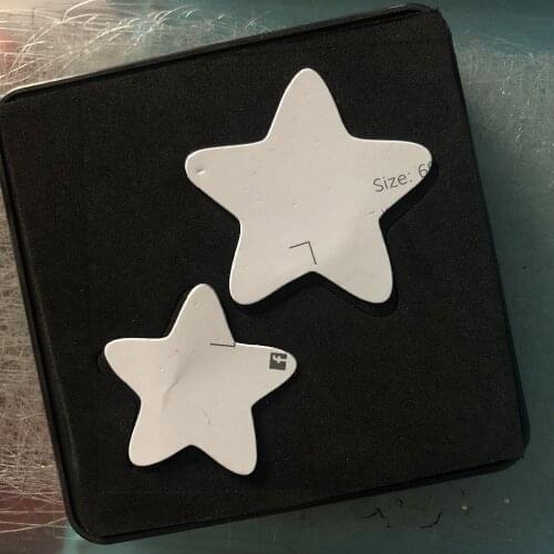 Stars felt/fabric cutting die 15.8mm thick 4x4inch