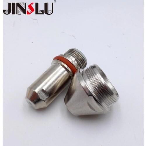 10 tip + 10 electrode XF-400 XF-400H XF400 XF 400 CNC Straight TORCH fit huayuan plasma Cutter Cutting Machine 300A