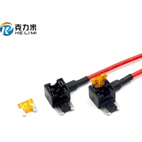 KELIMI Add A Circuit low-profile mini fuse boxes holder Tap dual circuit Fuse Car adapter holder automotive accessories