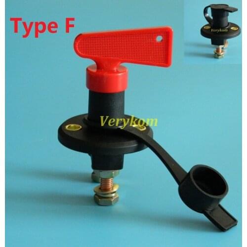 100pcs a lot Wholesale Universal Battery Isolator Master Cut Off Cutoff Power Kill Switch 300A Car Truck Boat Auto