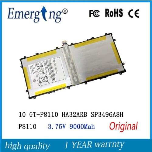 3.75V 9000mAh New Original Battery for Samsung Google Nexus 10 GT-P8110 HA32ARB SP3496A8H P8110