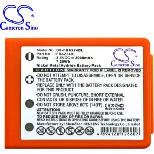 CameronSino for HBC Radiomatic Keynote Linus 4 Micron 4 5 6 7 Patrol D Quadrix Vector Pro BA223000 BA223030 FUB6 battery