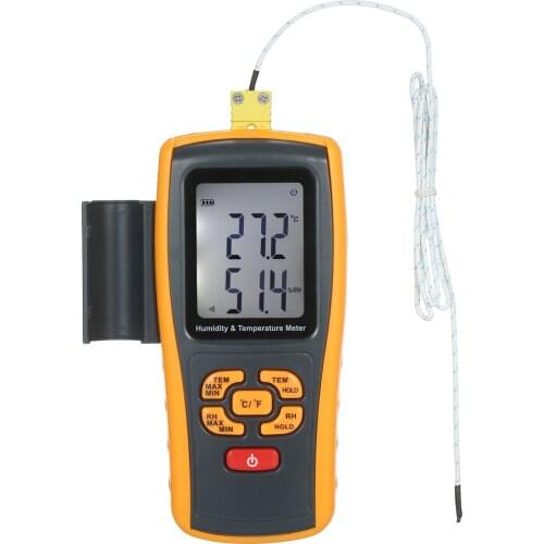 Thermohygrometer Digital Temperature Humidity Meter BT Thermometer and Hydrometer Industrial Hygrometer Measuring