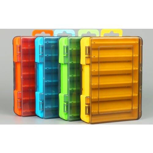 Doublex Sided Fishing Tackle Box 12 Cells Bait Lure Hook Storage Box Fishing Tool Accessories Storage Box For Wobblers