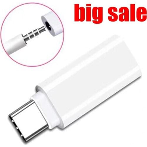 Type-C to 3.5mm Jack Converter Earphone Audio Adapter Cable Type USB C to 3.5 mm Headphone Aux Cable for Huawei P20 Lite Mate 20