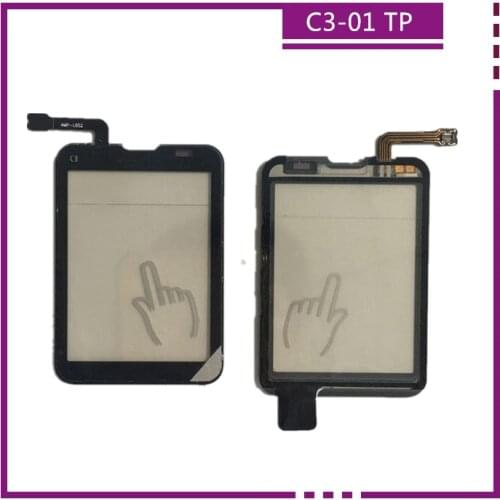 AAA Quality 3.0" For Nokia C3-01 C3 01 Touch Screen Digitizer Sensor Outer Glass Lens Panel Black