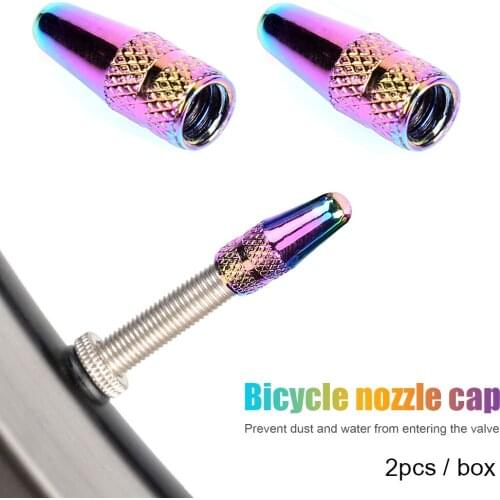 2pcs Bicycle Valve Stem Cap Dust-proof Presta Valve Tire Wheel Stem Covers MTB Road Cycling Accessories