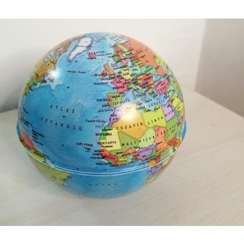 Earth Money Box, Earth Piggy Bank, World Desktop Object, World Political Map Moneybox Piggy Bank, Earth Coin Box