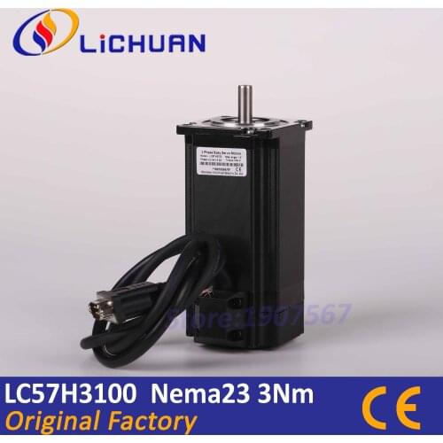 Lichuan nema23 3Nm stepper motor closed loop LC57H3100
