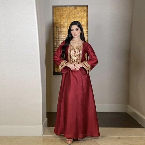 Muslim Dress Turkey Islam Djelaba Robe Longue Satin Abaya Dubai Kaftan Femme Musulman African Dresses For Women Caftan Marocain