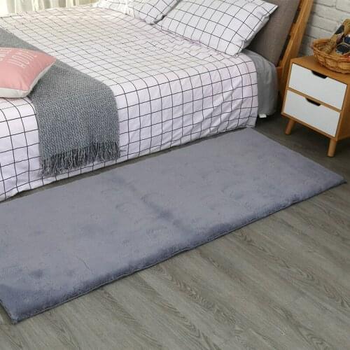 New non-slip rabbit fur carpet bedroom sofa blanket household thickening living room bedside imitation rabbit fur carpet mat