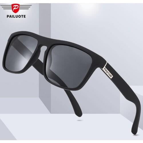 2021 New Square Polarized Sunglasses Women Men Vintage Black Lens Height 50mm Eyewear Summer Fashion Lunette De Soleil Femme