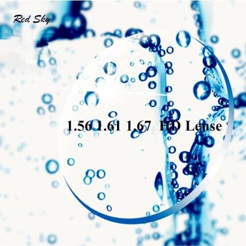 1.56 1.61 1.67 Index Optical Prescription Lenses Glasses Myopia Prescription Custom Presbyopia Glasses