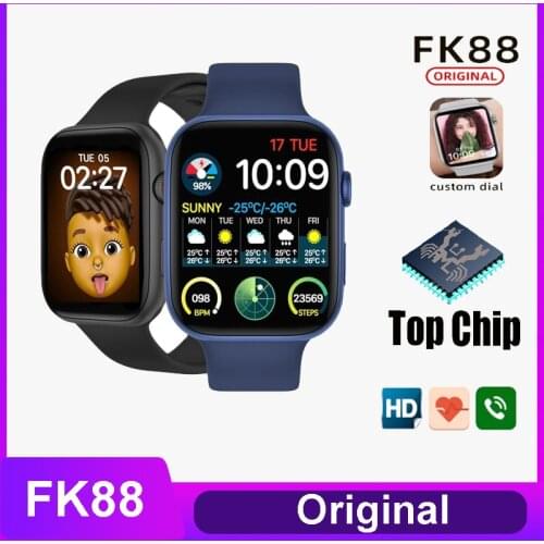 Original IWO FK88 Smart Watch 44MM Bluetooth Call Heart Rate Monitor Suitable for smartphones PK HW22 FK78 FK99