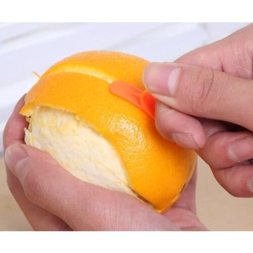 Creative Orange Peelers Plastic Lemon Slicer Fruit Stripper Easy Opener Citrus Knife Kitchen Tools Gadgets