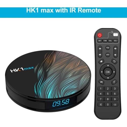 HK1MAX And roid 10.0 4GB 64GB Smart TV Box Media Player Ultra 1080P 4K HDR WiFi 2.4GHz Bluetooth-compatible 4.0 Set Top