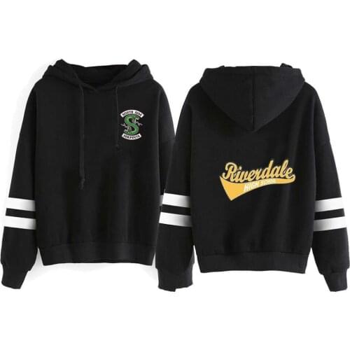 New Fashion American TV Riverdale Hoodie Sweatshirts South Side Serpents Harajuku Hooded Streetwear Pullovers Kawaii Clothes Top