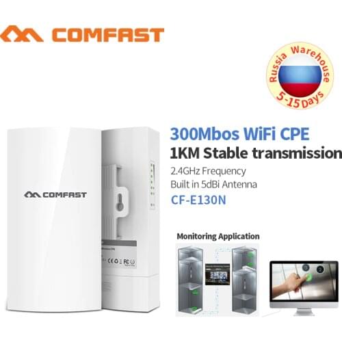 Long Range 300Mbps 2.4G Outdoor Access Point 5dBi WI-FI Antenna repeater wireless bridge CPE Nanostation router wifi for IP cam