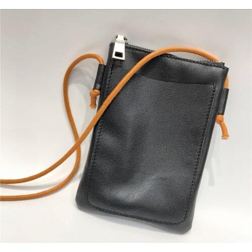 Vintage Small Crossbody Bags Women Mini Genuine Leather Shoulder Messenger Bag High Quality Luxury Clutch Purses Girl Phone Bag