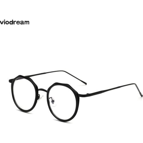 Viodream Retro Round Metal Anti Blue Ray Glasses Frame Prescription Eyewear Eyeglasses Frames Spectacle Frame Oculos De Grau