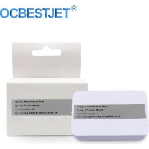 T6190 T61900 Maintenance Tank Chip Resetter For Epson Stylus 4900 4910 SureColor P5000 P5080 B300 B500 Waste Tank Chip Resetter