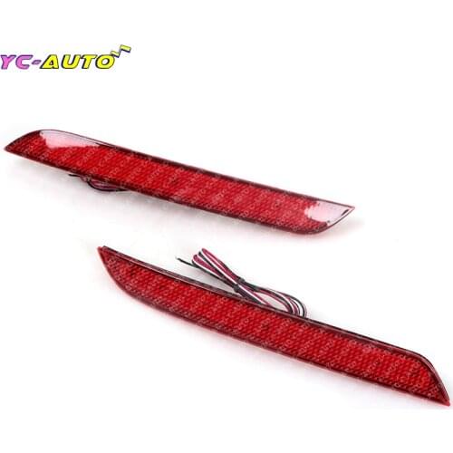 1 pair Car Red Rear Bumper Reflector LED Brake Light For BMW 3-Series F30 F31 F35 F34 4-Series F32 F33 F36 (CA180) car-styling