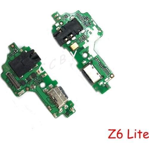 10pcs For Lenovo Z6 Lite USB Charger Dock Port Connector Board With Headphone Jack USB Charging Port Flex Cable