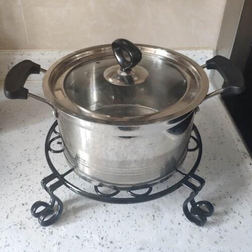 2x Flower Pots Holder Rustproof Iron Planter Stand Garden Decor Rack