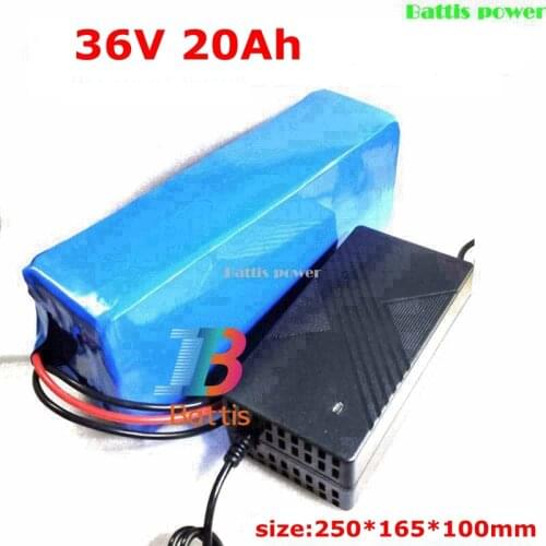 36v 20ah lifepo4 battery pack with BMS 36v 20ah lifepo4 electric bicycle battery fiets e-bike motor 1200w 1500w + charger