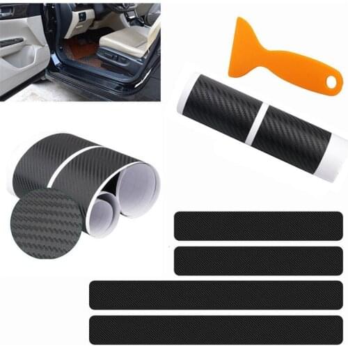 3D car protection threshold sticker for SEAT Ibiza Leon Toledo Arosa Alhambra Exeo FR Supercopa Mii Altea