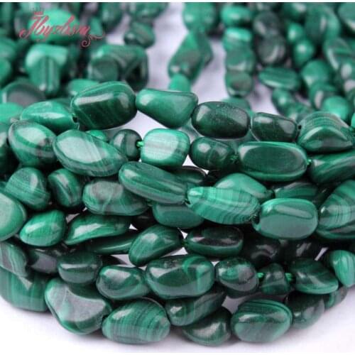 4-7mm Natural Freeform Shape Green Malachite Spacer Beads Strand 15"For DIY Necklace Jewelry Making Free Shipping