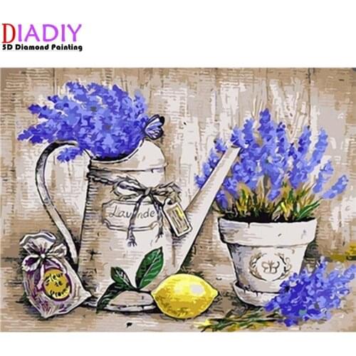 5D DIY Diamond Painting fruit lemon Full Square Diamond Embroidery Decor Home Resin Drill Crystal Picture Of Rhinestone