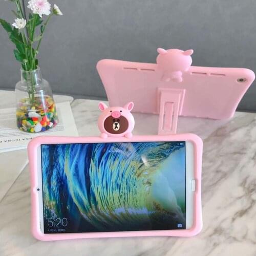 For Ipad Mini Case 1 2 3 7.9" Kids Cute Safe Non-toxic Shockproof Silicon Tablet Shell for Ipad Mini 4 5 Stand Cover Funda+pen