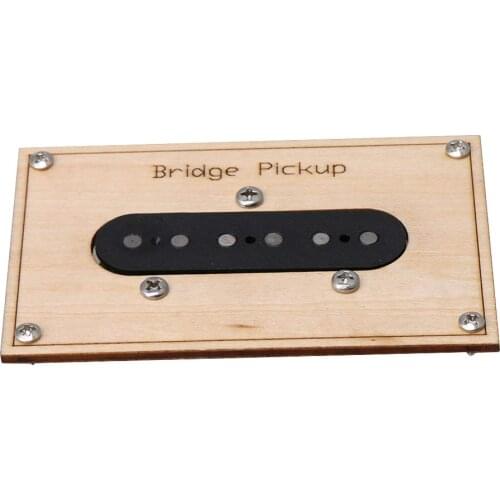 Black and Wood Color 7.8 Ohms AlNiCo 5 Electric Guitar Bridge Pickup