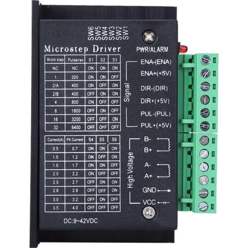 Driver Controller CNC 32 Subdivision 42/57 Stepper Motor TB6600 Control Module 4.0A 42V DC Drive Module