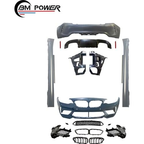 High PP bodykit for M2 F22 F23 C5 car body kits with front bumper rear bumper side skirts and front grille