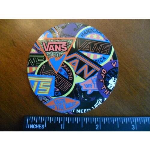 Hot selling Glossy Lamination Customized special design logo label self-adhesive foil vinyl sticker --- DH12024