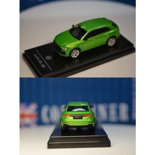 1:64 AU DI RS Q8 GREEN Alloy model car Metal toys for childen kids diecast gift