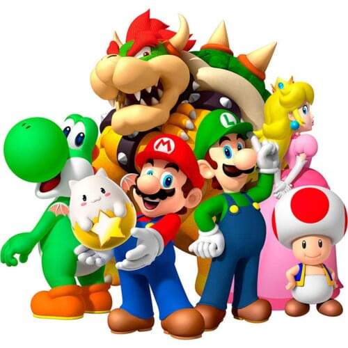 Carton Mario DIY Embroidery Cross Stitch 11CT Craft Needlework Set Printed Canvas Cotton Thread Home Decoration Dropshipping