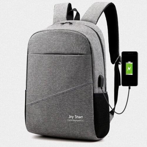2020 New Mens Laptop Backpack USB School Bag Rucksack Teenagers Travel Leisure Schoolbag Pack Male Bagpack C337