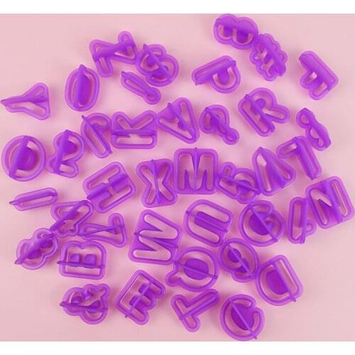 Plastic Letter Number Fondant Cake Biscuit Baking Mould Alphabet Number Character Letter Cookie Cutter
