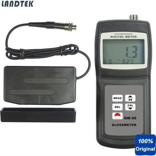 GM-06 60 Degrees Portable Glossmeter Surface Cleaning Gloss Meter Gloss Tester Vancometer 0.1-200Gu