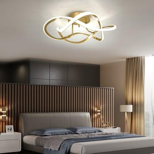 Modern Simplicity iron hall dining room ceiling lamp Nordic creative bedroom ceiling light flower-shaped study Ceiling lighting