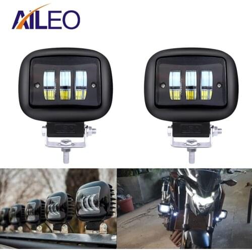 AILEO luces led para auto car led bar Work Light 12V 24V 30W 6000k offroad bar ATV yacht 4x4