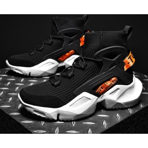 Topvivi Men Casual Sneakers High Top 2021 new Fashion Breathable Running Shoes for Men Outdoors Sport Shoes Mens Casual Shoes