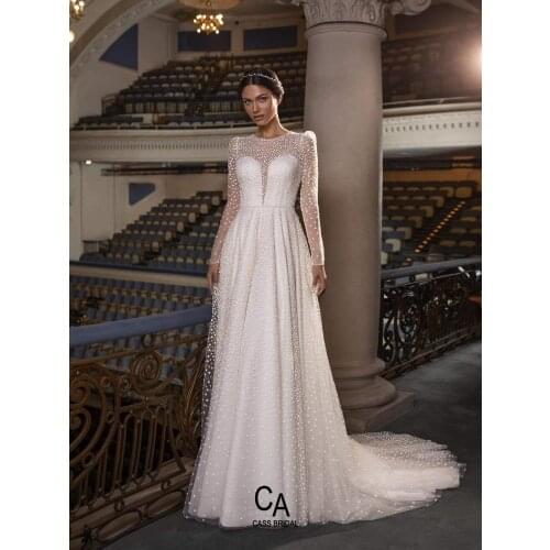 UNISWORD Long Wedding Dresses