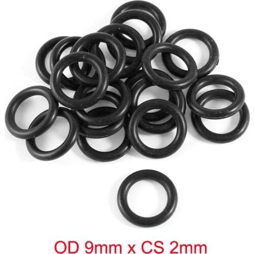 OD 9mm x CS 2mm NBR Nitrile rubber oring o-ring gasket ring o seal washer