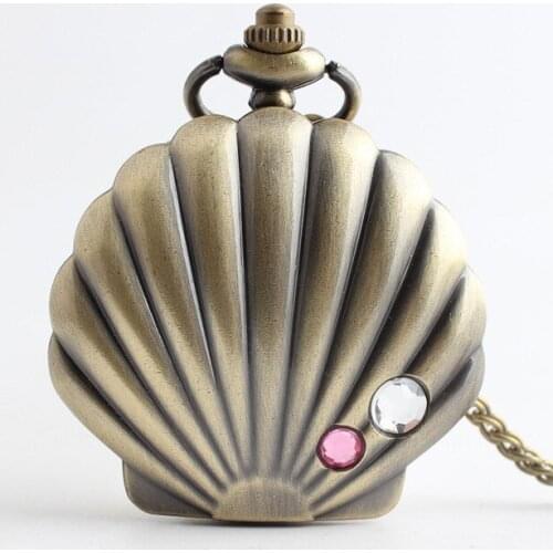 Jewelry Quartz Pocket Watch Necklace Vintage With Chain Necklaces & Pendants For Men Women CF1038