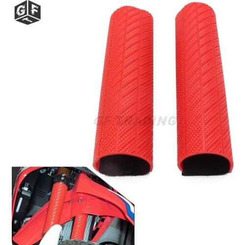 Upper Fork Protectors Rubber Wraps Gaiters Universal For Dirt Bike For Yamaha YZ125 WR250R For Kawasaki KX450 For Suzuki DRZ RM